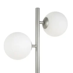 Twee 2-Light Floor Lamp With Glass Shade In Nickel/White Milk 13 Twee 2-Light Floor Lamp With Glass Shade In Nickel/White Milk -office furniture sale 3797072c20f0cc79eaf96bef0a11ccb31c