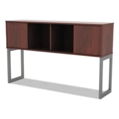 Alera Open Office Desk Series Hutch, 59w X 15d X 36.38h, Medium Cherry -office furniture sale 38b7ef34f6b5bb5c6e764f7a56c2e10eb4