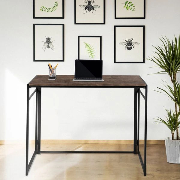 Walker Rustic Home Office Folding Computer Desk - 40" 2 Walker Rustic Home Office Folding Computer Desk - 40" - Image 2