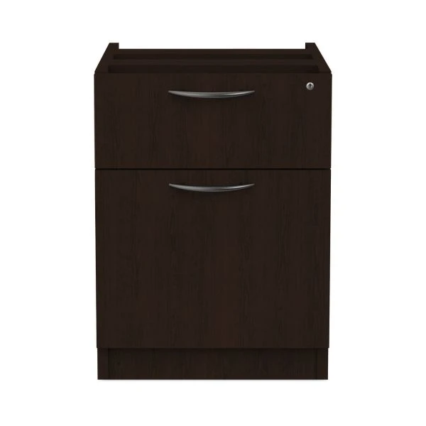 Alera Valencia Series Hanging Pedestal File, Left/Right, 2-Drawers: Box/File, Legal/Letter, Espresso, 15.63" X 20.5" X 19.25" 1 Alera Valencia Series Hanging Pedestal File, Left/Right, 2-Drawers: Box/File, Legal/Letter, Espresso, 15.63" X 20.5" X 19.25"