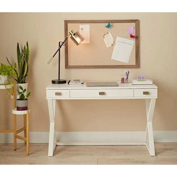 Veretti 23"H Modern Tilt-Arm Lamp, Adjustable, Smokey Gray Shade/Black Base 4 Veretti 23"H Modern Tilt-Arm Lamp, Adjustable, Smokey Gray Shade/Black Base - Image 4