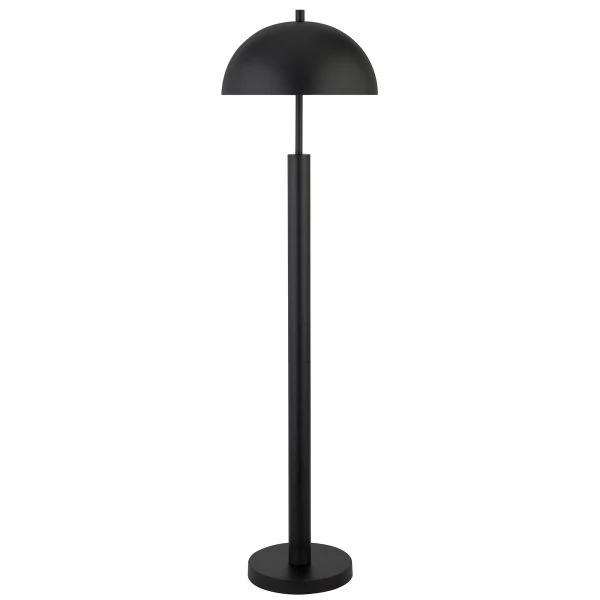 York 58" Tall Floor Lamp With Metal Shade In Blackened Bronze 1 York 58" Tall Floor Lamp With Metal Shade In Blackened Bronze