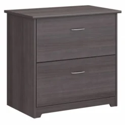 Bush Furniture Cabot 2 Drawer Lateral File Cabinet In Heather Gray