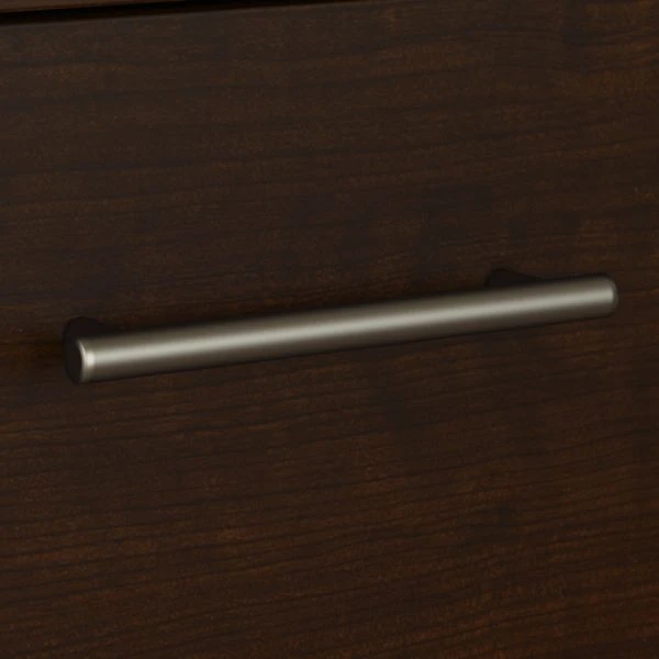 Bush Furniture Somerset 72W Office Desk With Hutch And Lateral File Cabinet In Mocha Cherry 2 Bush Furniture Somerset 72W Office Desk With Hutch And Lateral File Cabinet In Mocha Cherry - Image 2