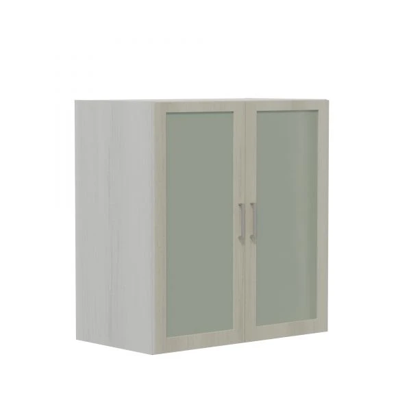Mirella Glass Door Display Cabinet, White Ash 1 Mirella Glass Door Display Cabinet, White Ash
