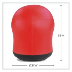 Safco Zenergy Swivel Ball Chair, Backless, Supports Up To 250 Lb, Red Vinyl, Ships In 1-3 Business Days 7 Safco Zenergy Swivel Ball Chair, Backless, Supports Up To 250 Lb, Red Vinyl, Ships In 1-3 Business Days -office furniture sale 3bf0e48f11be5a425aa278ab050e295c85