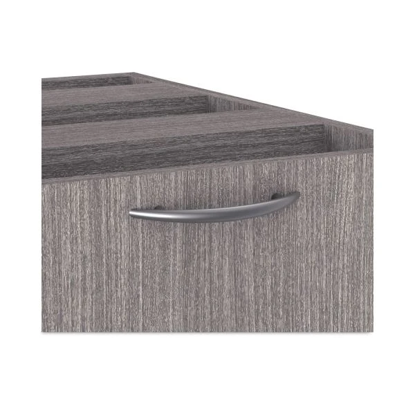 Alera Valencia Series Full Pedestal File, Left/Right, 3-Drawers: Box/Box/File, Legal/Letter, Gray, 15.63" X 20.5" X 28.5" 3 Alera Valencia Series Full Pedestal File, Left/Right, 3-Drawers: Box/Box/File, Legal/Letter, Gray, 15.63" X 20.5" X 28.5" - Image 3