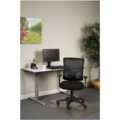 Alera Elusion II Series Mesh Mid-Back Swivel/Tilt Chair, Adjustable Arms, Supports 275lb, 17.51" To 21.06" Seat Height, Black -office furniture sale 3cff1ae098ecf9dc1748d80a363d3b5d4f
