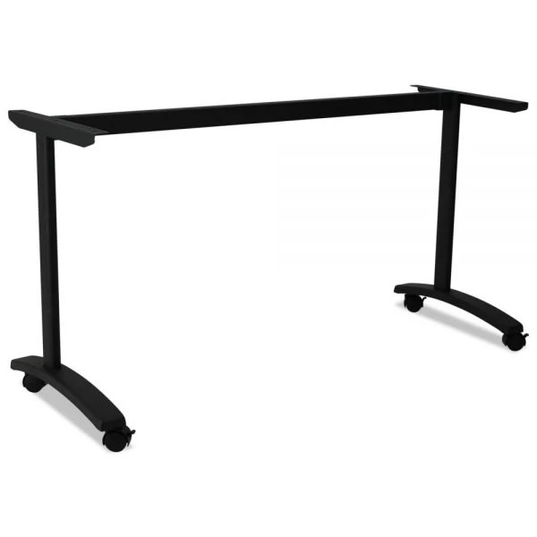 Alera Valencia Series Training Table T-Leg Base, 54w X 19.75d X 28.5h, Black 4 Alera Valencia Series Training Table T-Leg Base, 54w X 19.75d X 28.5h, Black - Image 4