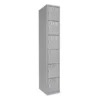Tennsco Box Compartments, Single Stack, 12w X 18d X 72h, Medium Gray