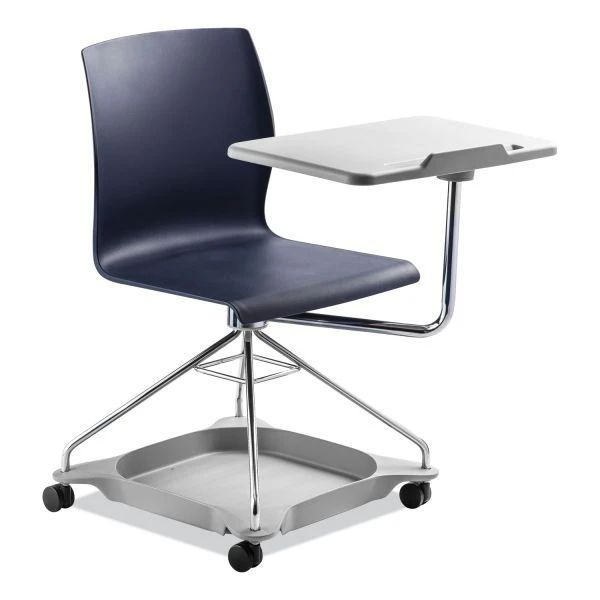 NPS CoGo Mobile Tablet Chair, Supports Up To 440 Lb, 18.75" Seat Height, Blue Seat/Back, Chrome Frame, Ships In 1-3 Business Days 1 NPS CoGo Mobile Tablet Chair, Supports Up To 440 Lb, 18.75" Seat Height, Blue Seat/Back, Chrome Frame, Ships In 1-3 Business Days