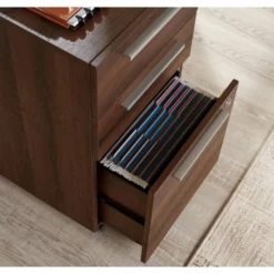 Trezza 19"D Vertical 3-Drawer Mobile File Cabinet, Warm Walnut -office furniture sale 3e822a987e7a291e7e408a87790f8e5fa3