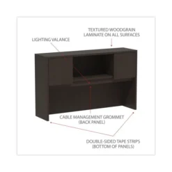 Alera Valencia Series Hutch With Doors, 4 Compartments, 58.88w X 15d X 35.38h, Espresso 7 Alera Valencia Series Hutch With Doors, 4 Compartments, 58.88w X 15d X 35.38h, Espresso -office furniture sale 3e881a3829cae3dae0854ebd26d7d4adb0