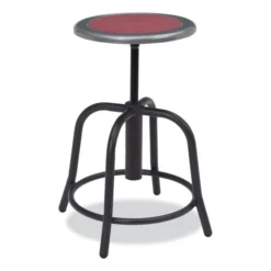 NPS 6800 Series Height Adj Metal Seat Stool, Supports 300 Lb, 18"-24" Seat Ht, Burgundy Seat, Black Base, Ships In 1-3 Bus Days 9 NPS 6800 Series Height Adj Metal Seat Stool, Supports 300 Lb, 18"-24" Seat Ht, Burgundy Seat, Black Base, Ships In 1-3 Bus Days -office furniture sale 3eb77e81e907fd9c4cb40fd89b2edb24ac