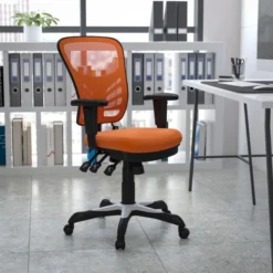 Flash Furniture Mid-Back Mesh Task Chair With Triple Paddle Control