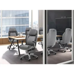 Shaquille O'Neal Zephyrus Ergonomic Bonded Leather High-Back Executive Chair, Gray 23 Shaquille O'Neal Zephyrus Ergonomic Bonded Leather High-Back Executive Chair, Gray -office furniture sale 3f0a9eb168289d60cf8947916abf40a222