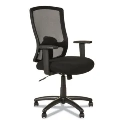 Alera Etros Series High-Back Swivel/Tilt Chair, Supports Up To 275 Lb, 18.11" To 22.04" Seat Height, Black