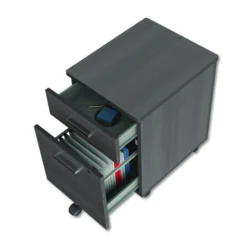 Linea Italia Trento Line Mobile Pedestal File, Left Or Right, 2-Drawers: Box/File, Legal/Letter, Mocha, 16.5" X 19.75" X 23.63" -office furniture sale 403611bb8d8cb2e77aee4ce154d820b7ff