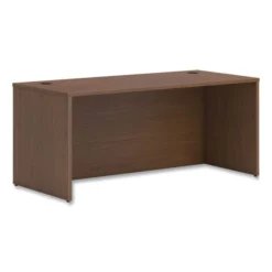 HON Mod Desk Shell, 66" X 30" X 29", Sepia Walnut