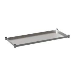 Woodford Galvanized Under Shelf For Prep And Work Tables - Adjustable Lower Shelf For 24" X 48" Stainless Steel Tables