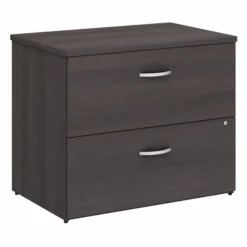 Bush Business Furniture Studio C Lateral File Cabinet In Storm Gray