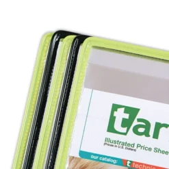 Tarifold, Inc. Desk Stand, 10 Pockets, Black/Green -office furniture sale 416ca1a04c80d6ebc3c5ff475f4391caf9