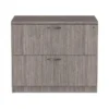 Alera Valencia Series Lateral File, 2 Legal/Letter-Size File Drawers, Gray, 34" X 22.75" X 29.5"