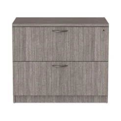 Alera Valencia Series Lateral File, 2 Legal/Letter-Size File Drawers, Gray, 34" X 22.75" X 29.5"