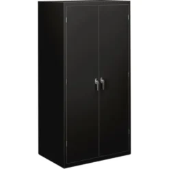HON Assembled Storage Cabinet, 36w X 24.25d X 71.75h, Black 7 HON Assembled Storage Cabinet, 36w X 24.25d X 71.75h, Black -office furniture sale 4194983957c245490345096f6d4df71a97