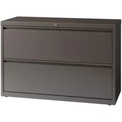 Lorell Fortress Series 2 Drawer Lateral File Cabinet, Letter/Legal/A4, 42" Wide, Medium Tone -office furniture sale 4194e4801c98a7be59ac9d950e19845b14