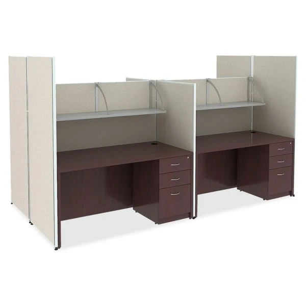 Lorell Essentials Hutch With Doors 3 Lorell Essentials Hutch With Doors - Image 3