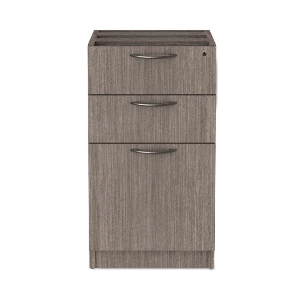 Alera Valencia Series Full Pedestal File, Left/Right, 3-Drawers: Box/Box/File, Legal/Letter, Gray, 15.63" X 20.5" X 28.5" 1 Alera Valencia Series Full Pedestal File, Left/Right, 3-Drawers: Box/Box/File, Legal/Letter, Gray, 15.63" X 20.5" X 28.5"