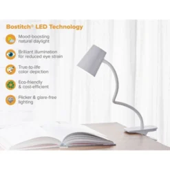 Bostitch Adjustable LED Clamp Light -office furniture sale 436a7797bfe8d526833bdd9f5e0bef41b1