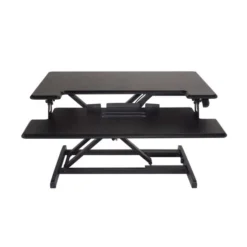 Victor High Rise Height Adjustable Compact Standing Desk With Keyboard Tray, 32.5" Wide -office furniture sale 43b70c8894b8bc9c426617916dd090a5bf