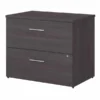 Bush Business Furniture Office 500 36W 2 Drawer Lateral File Cabinet In Storm Gray - Assembled