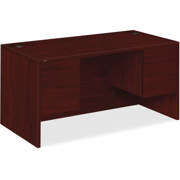 HON 10500 Series Double Pedestal Desk, 60" X 30" X 29.5", Mahogany 8 HON 10500 Series Double Pedestal Desk, 60" X 30" X 29.5", Mahogany - Image 8