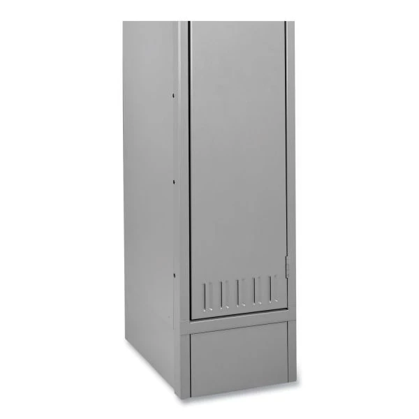Tennsco Optional Locker Base, 12w X 18d X 6h, Medium Gray 2 Tennsco Optional Locker Base, 12w X 18d X 6h, Medium Gray - Image 2