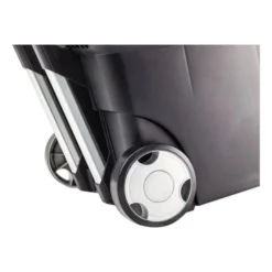 Storex Premium Mobile File Transport Box With Telescoping Handle And Organizer Tray, Letter Files, 15" X 16.38" X 14.25", Black/Gray -office furniture sale 445b1ff62a169fd6d288092d8c0b30f69b