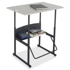 Safco AlphaBetter Adjustable Height Computer Desk