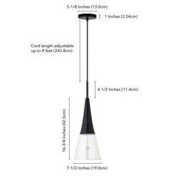 Myra 7.5" Wide Pendant With Glass Shade In Blackened Bronze/Seeded -office furniture sale 44f17767782efbc7404b003f43c54b0a65