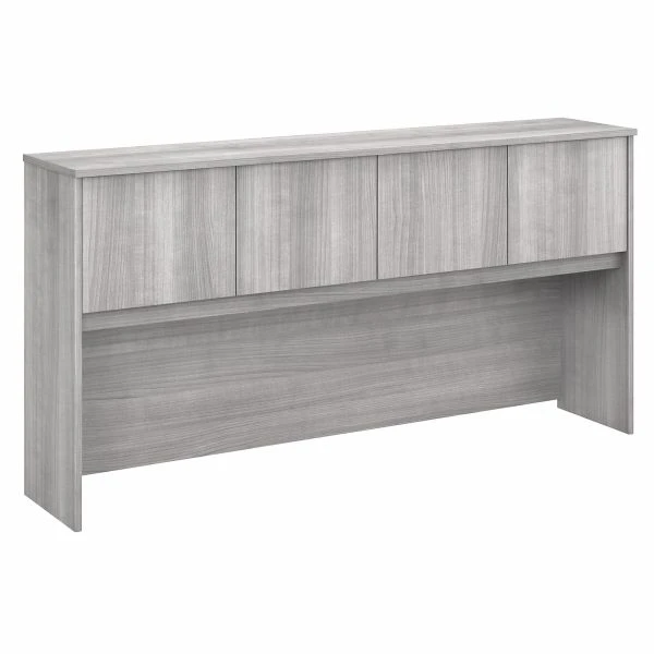 Bush Business Furniture Hybrid 72W Desk Hutch In Platinum Gray 1 Bush Business Furniture Hybrid 72W Desk Hutch In Platinum Gray