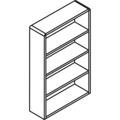 Lorell Chateau 4-Shelf Bookcase -office furniture sale 459cdf053c14a3d4892ca16bb851c26c6b 1