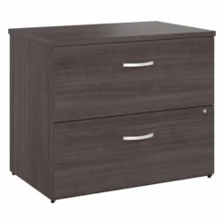 Bush Business Furniture Studio A 2 Drawer Lateral File Cabinet In Storm Gray - Assembled