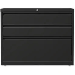 Lorell 3 Drawer Lateral File Cabinet, Letter/Legal/A4, Black -office furniture sale 4684956949880f9d65ceabfbdde01d2335