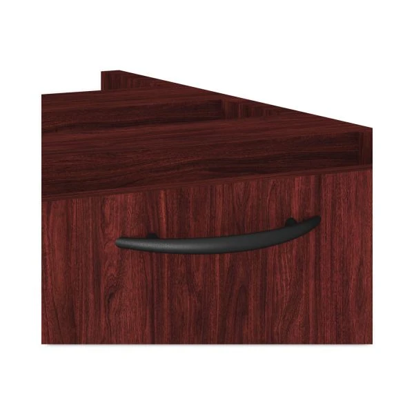 Alera Valencia Series Hanging Pedestal File, Left/Right, 2-Drawers: Box/File, Legal/Letter, Mahogany, 15.63" X 20.5" X 19.25" 2 Alera Valencia Series Hanging Pedestal File, Left/Right, 2-Drawers: Box/File, Legal/Letter, Mahogany, 15.63" X 20.5" X 19.25" - Image 2