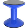 Storex Wiggle Stool, Non-Slip Base, Adjustable 12-18 Inch Height, Blue