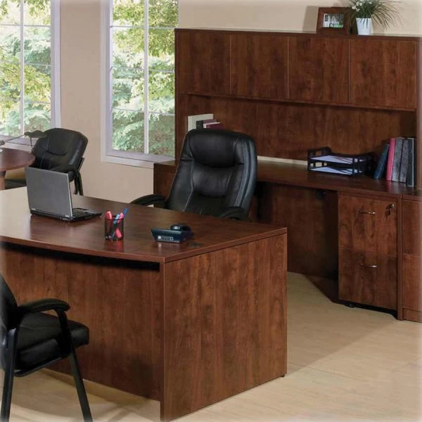 Lorell Essentials Rectangular Left Desk Shell 5 Lorell Essentials Rectangular Left Desk Shell - Image 5
