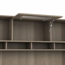 Bush Furniture Cabot 60W Hutch In Ash Gray -office furniture sale 46fc4d77b12ae4eac625d5cb8a51be24a5