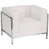 Flash Furniture White Leather Chair