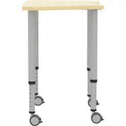 Lorell Height-adjustable Trapezoid Table -office furniture sale 48361b1723cf86488b4a746ff74e1deee2
